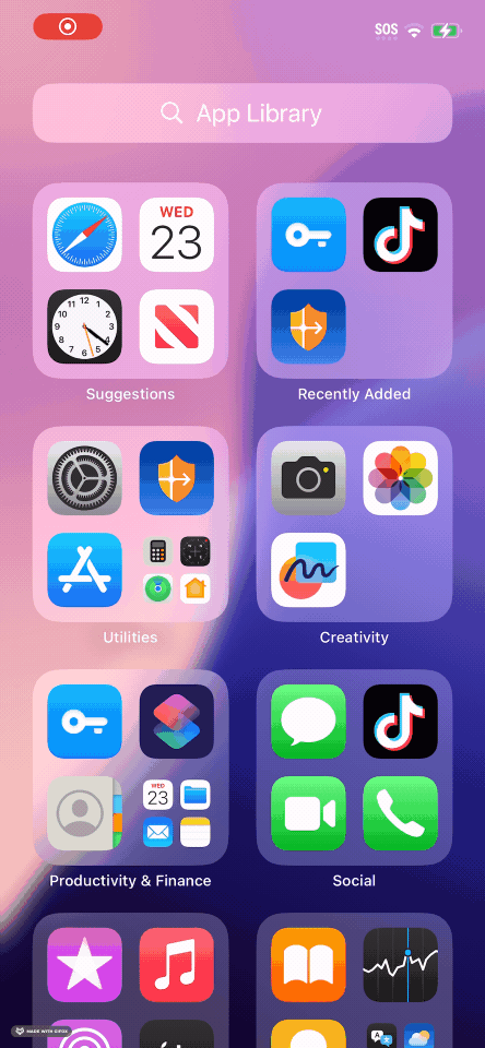 App Allowlist on iPhone small simplified