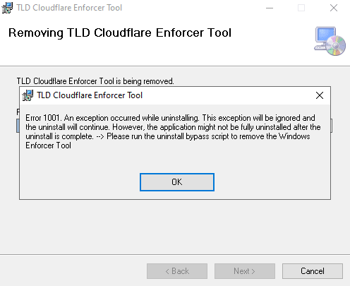 TLD Cloudflare Enforcer Tool failed removal.png