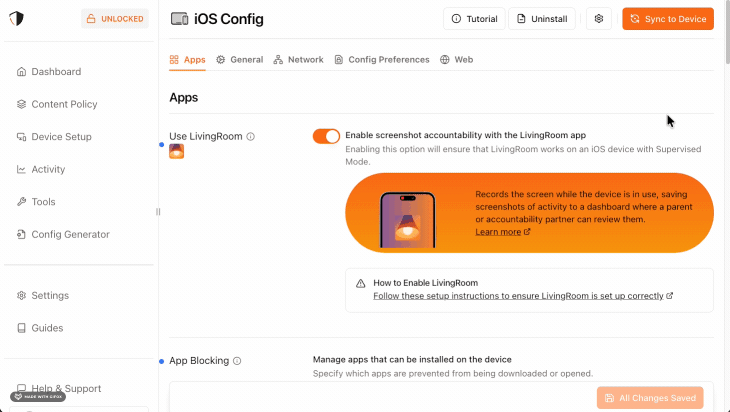 apple music setup config generator.gif