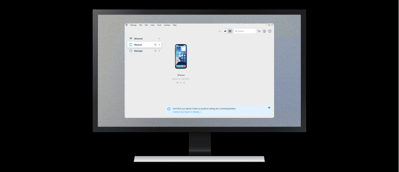 Supervise an iPhone with iMazing using a Windows PC