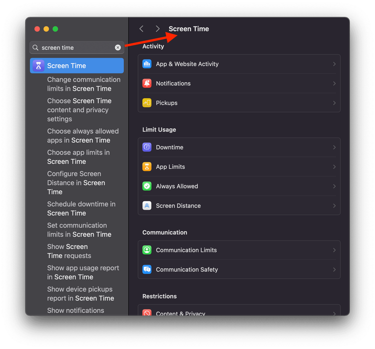 Mac Screen Time search box.png