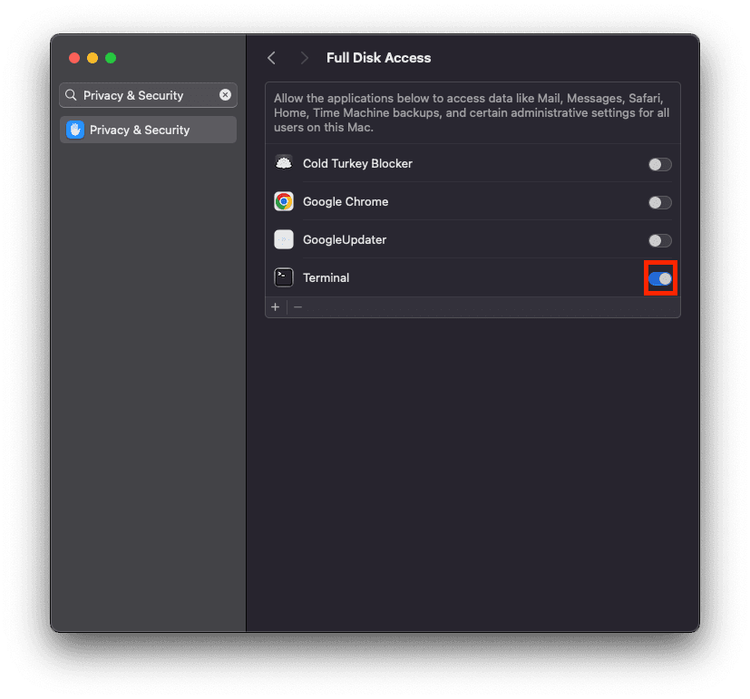 Terminal full disk access switch.png