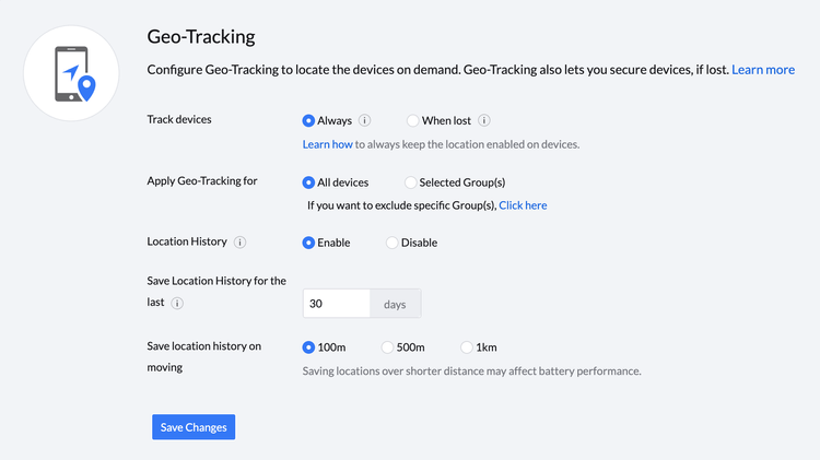 android geo-tracking manage engine.png