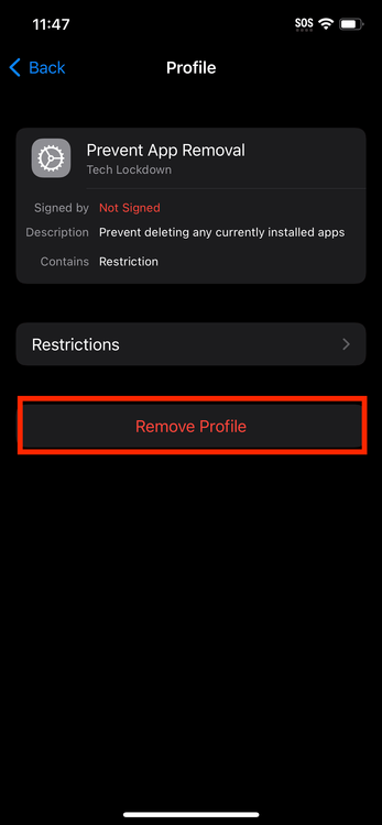 iphone remove profile highlighted.PNG