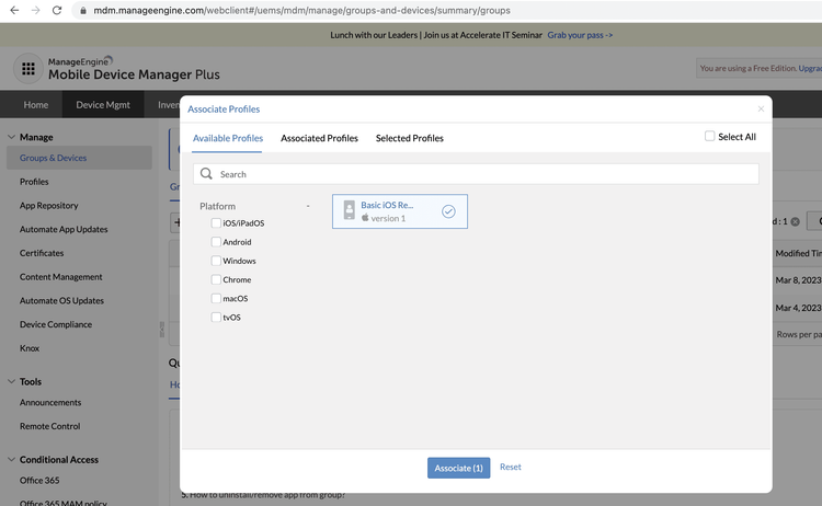 manage-engine-ios-group-associate-profile-select-group.png
