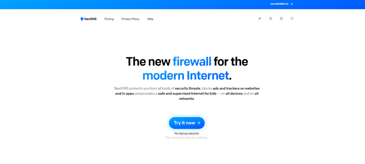 nextdns homepage.png