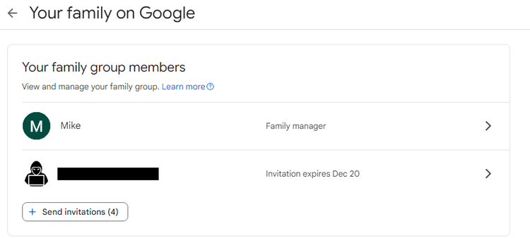 send invitation through manage family.png