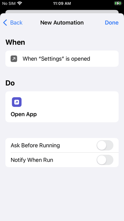 shortcuts-new-automation-open-app-ask-before-running.PNG