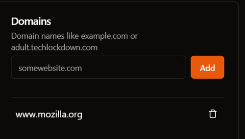 dashboard add mozilla to domain blocklist.png