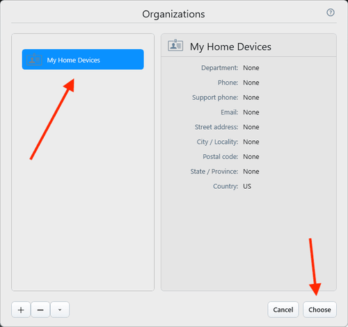 iMazing choose My Home Devices organization highlighted.png